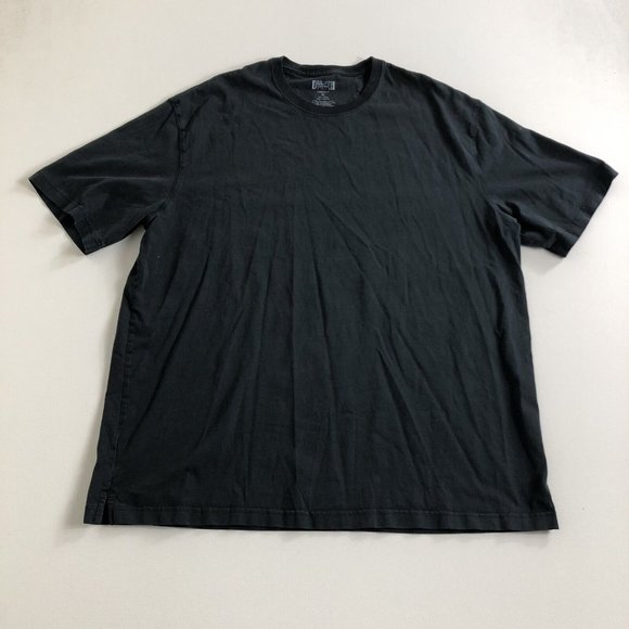 Duluth Trading Long Tail T-Shirt‎ Mens XL Short Sleeve Crew Neck Black Relax Fit - Picture 1 of 5